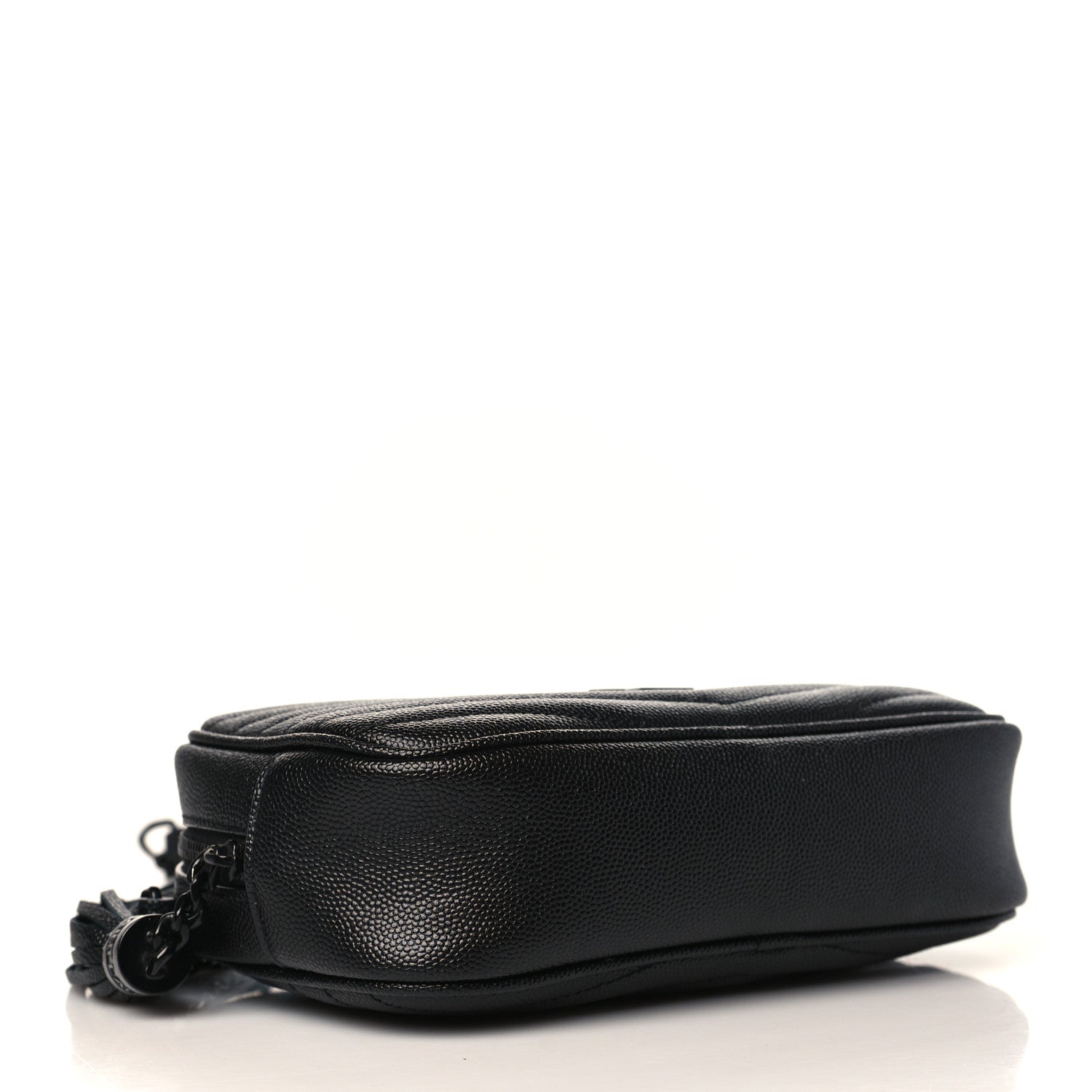 Saint Laurent Grain De Poudre Matelasse Monochrome Monogram Mini Lou Camera Bag Black 4 of 9