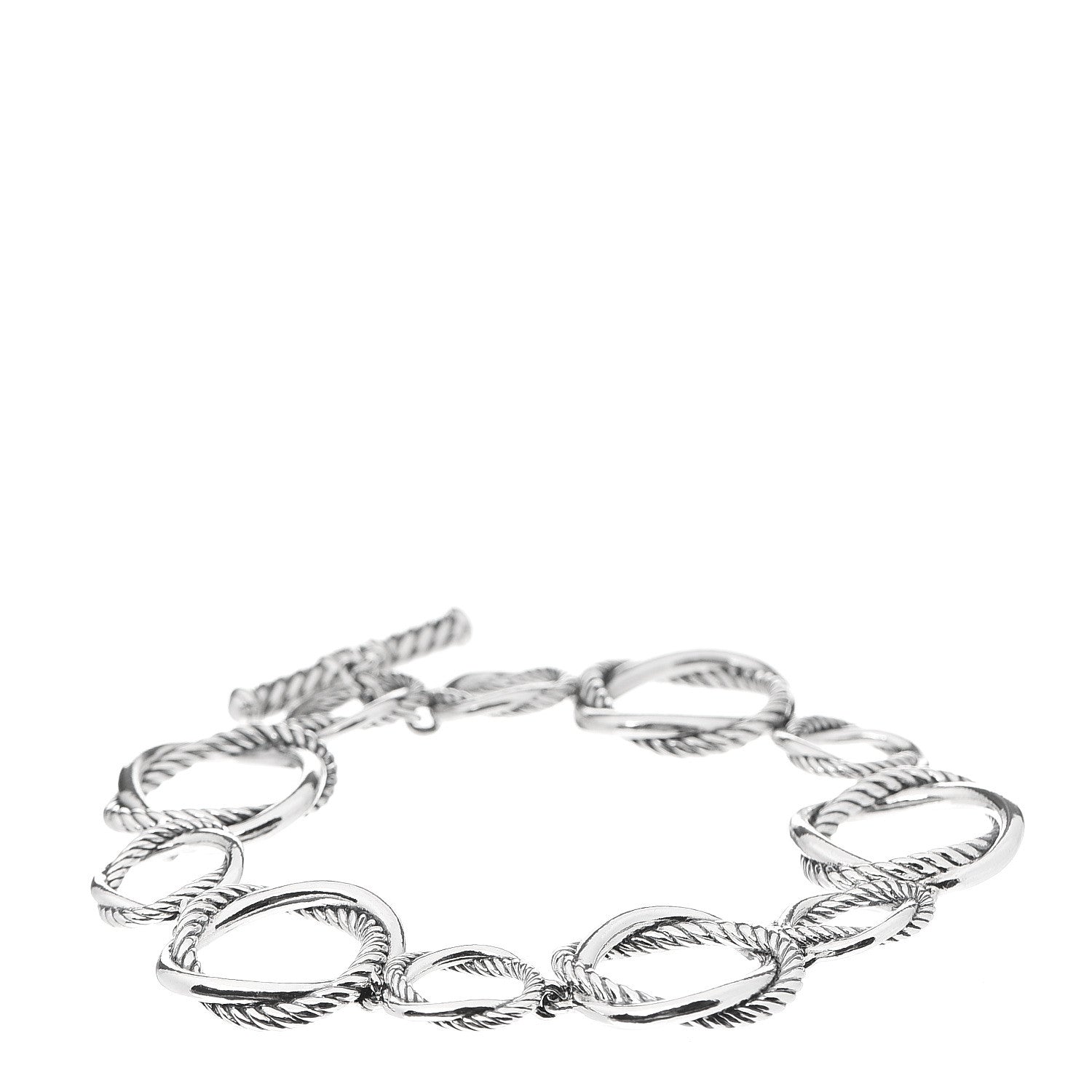 David Yurman Sterling Silver Infinity Link Bracelet 1 of 3