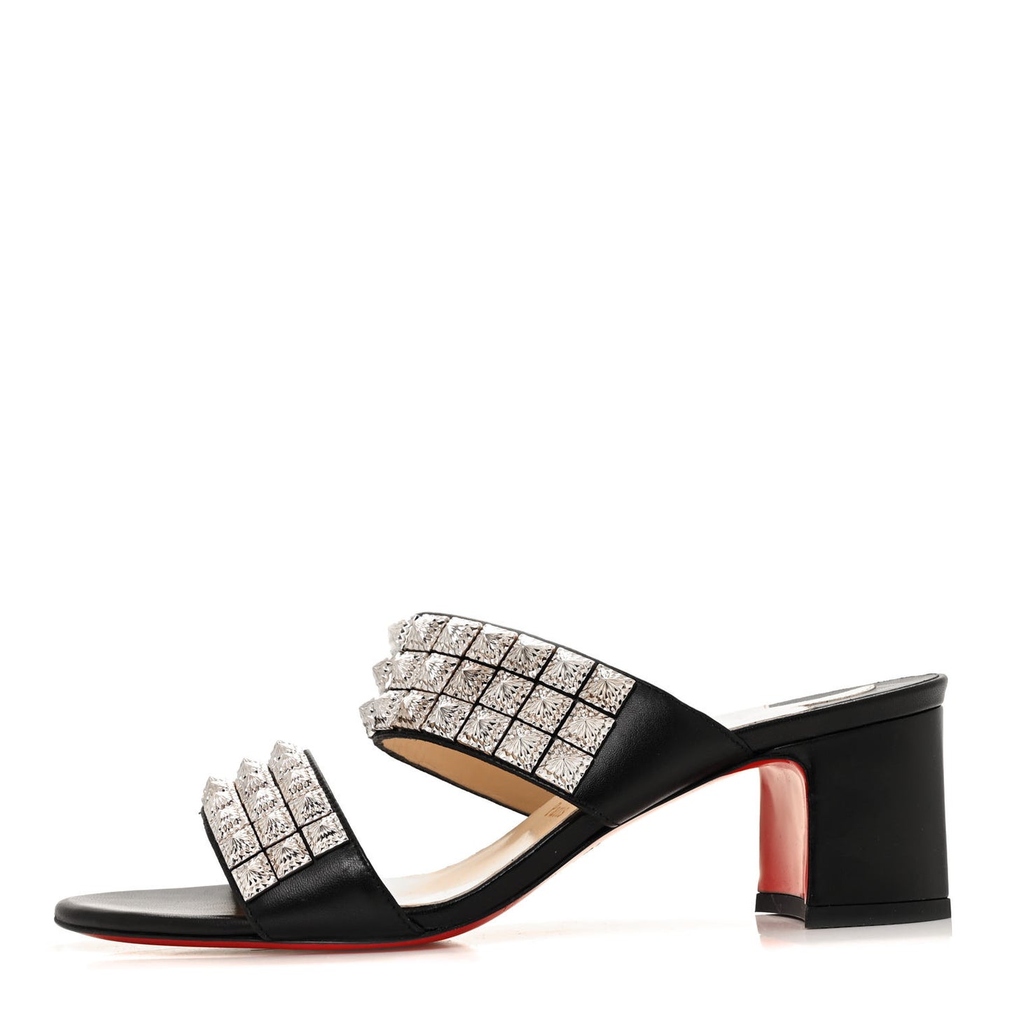 Nappa Myriadiam 55 Slide Sandals 39.5 Black