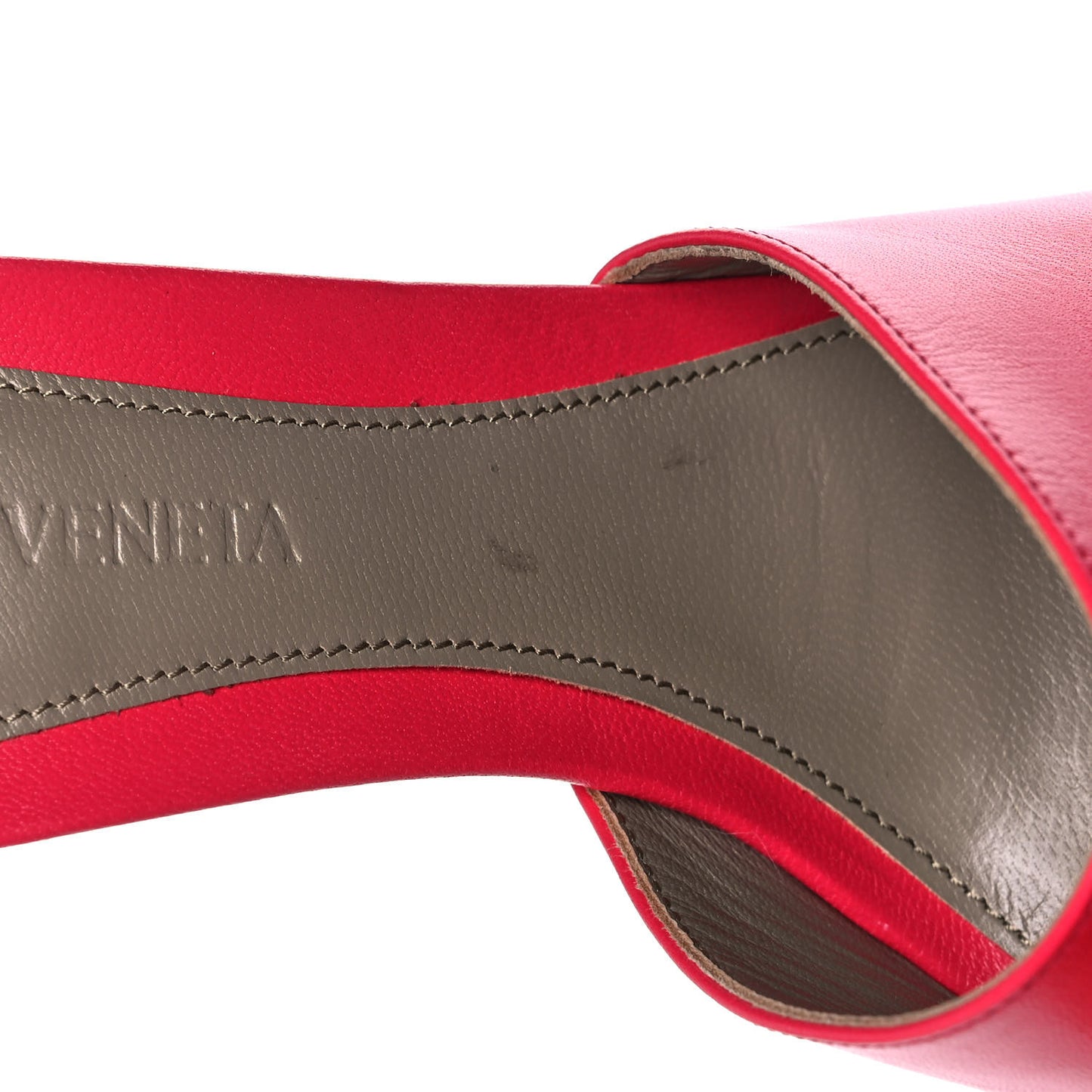 Lambskin Stretch Mule Sandals 37 Lollipop