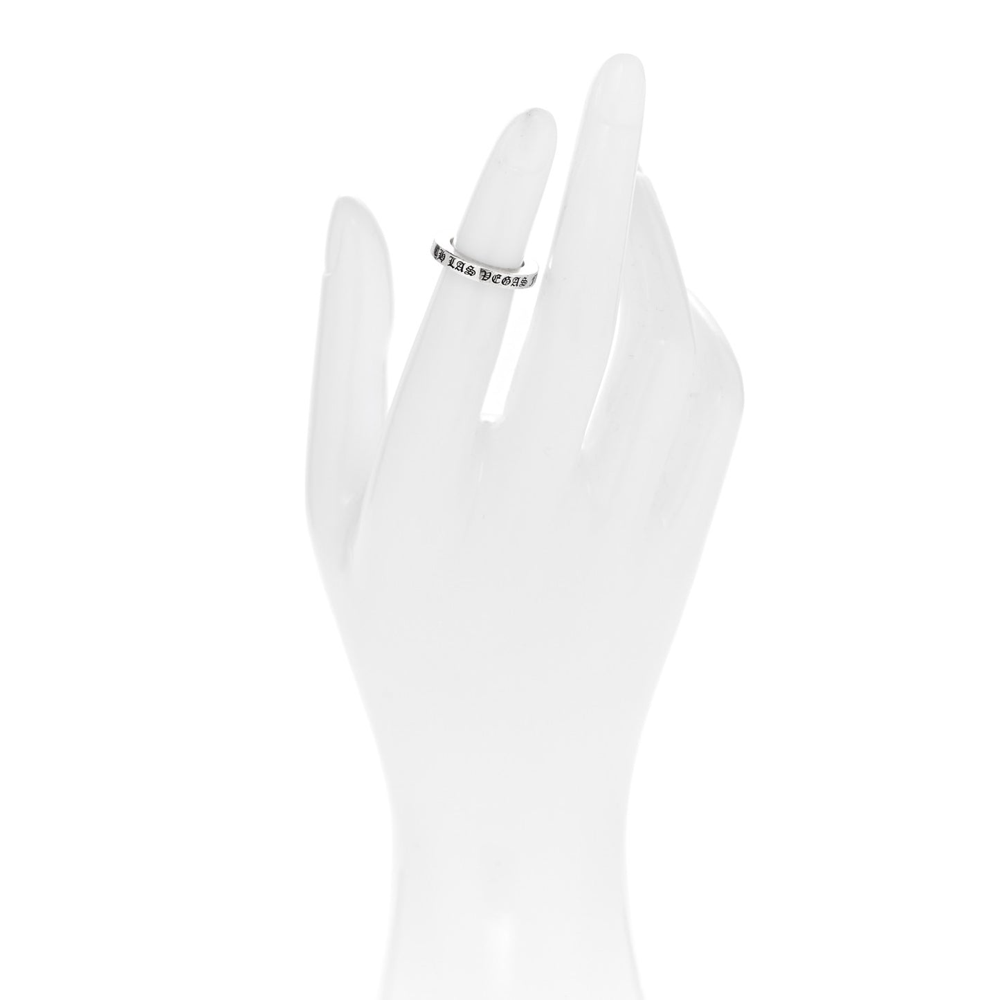 Sterling Silver CH Las Vegas Fck You Spacer Ring 49 5