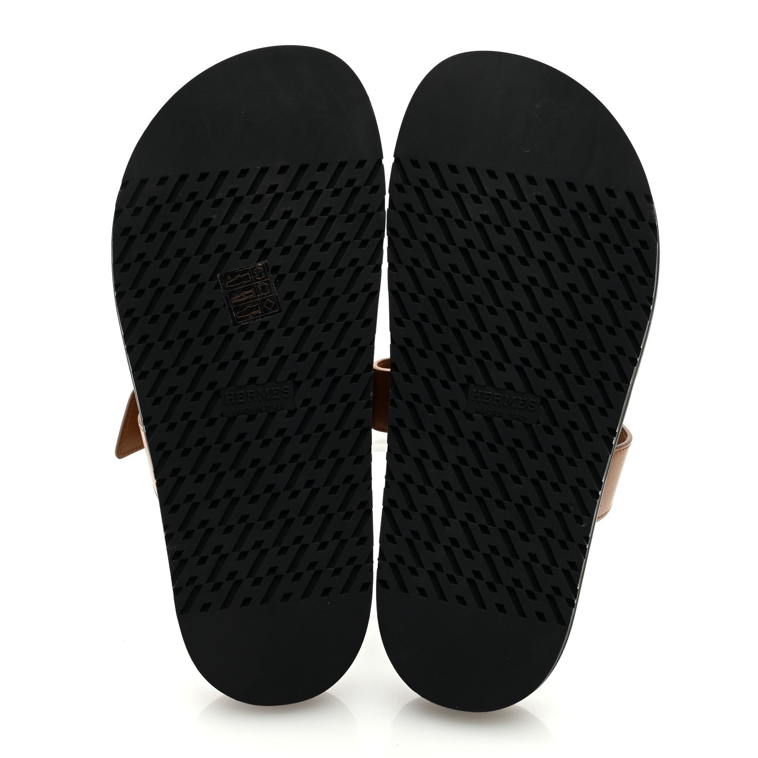 Hermes Calfskin Womens Chypre Sandals 37 Naturel 5 of 8