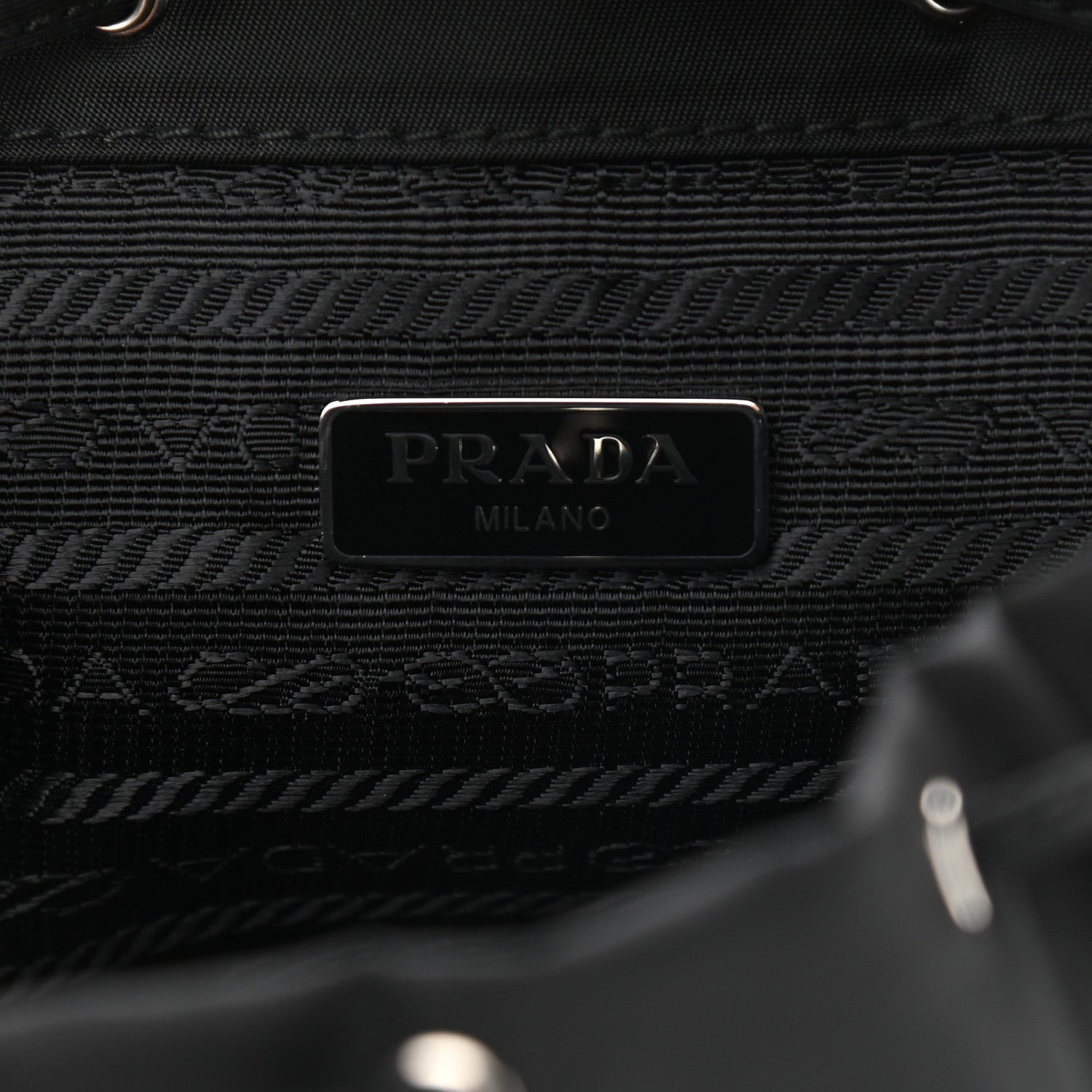 Prada Nylon Vela Mini Crossbody Backpack Black 6 of 10