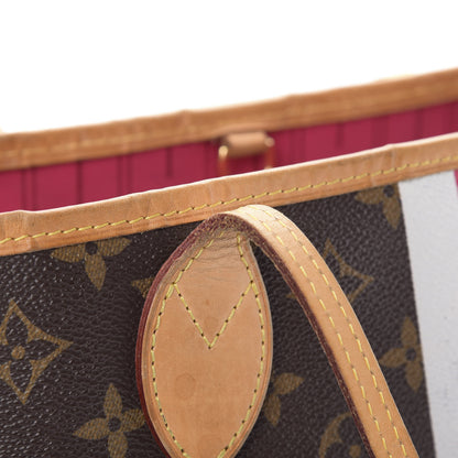 Louis Vuitton Monogram My LV Heritage Neverfull PM White Fuchsia 18 of 19