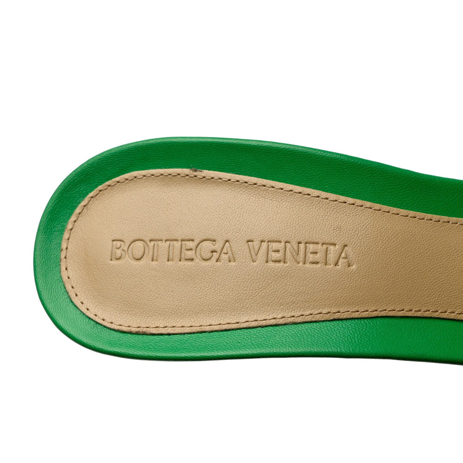 Bottega Veneta Lambskin Stretch Mule Sandals 38.5 Acid Turquoise 6 of 9