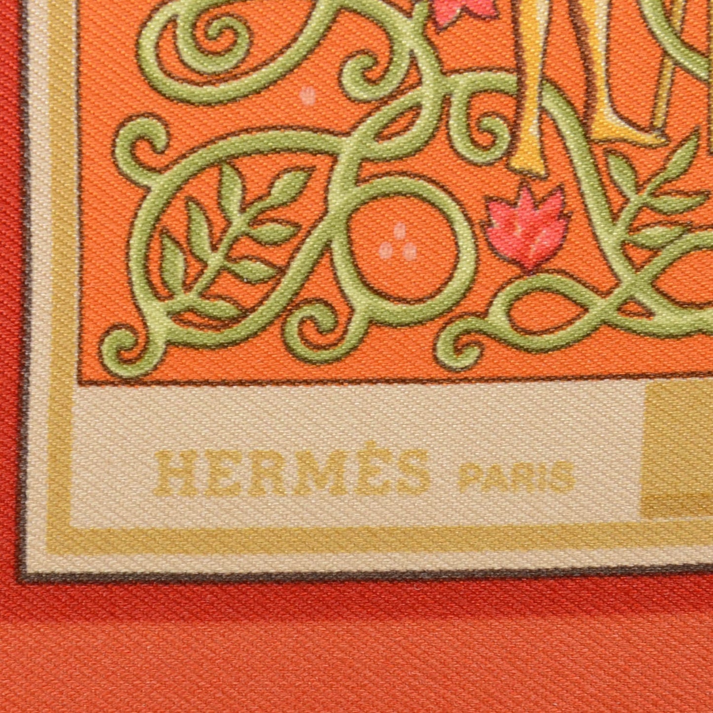 Silk WWW.HERMES.COM Pocket Square Scarf