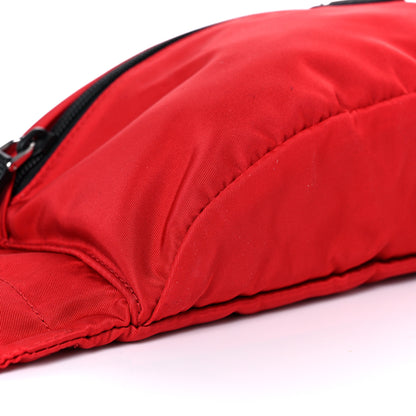 Prada Tessuto Nylon Montagna Belt Bag Red 7 of 8