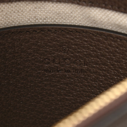 Gucci GG Supreme Monogram Textured Dollar Calfskin Web Small Ophidia GG Handbag Beige Ebony New Acero 6 of 10