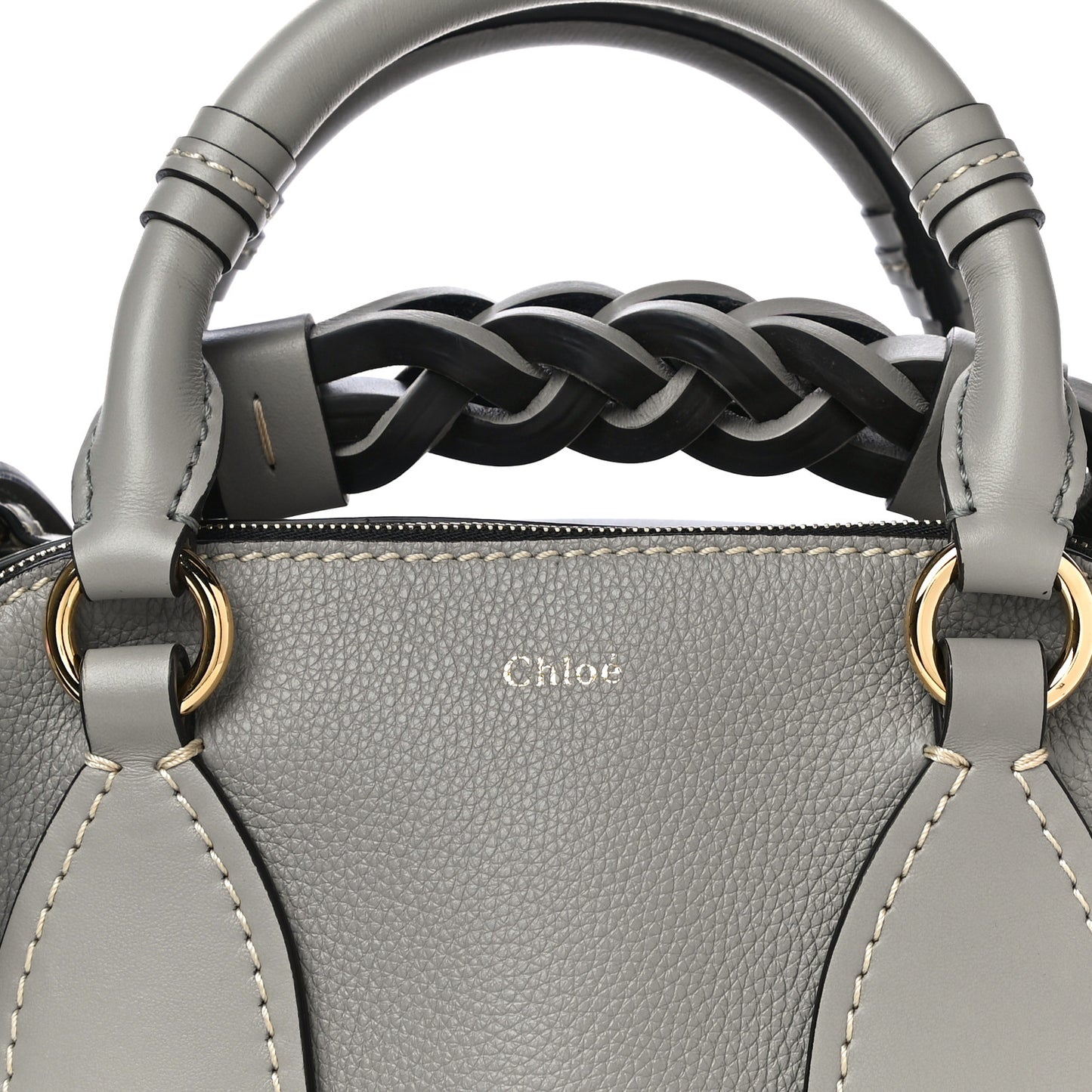Calfskin Small Daria Stormy Grey