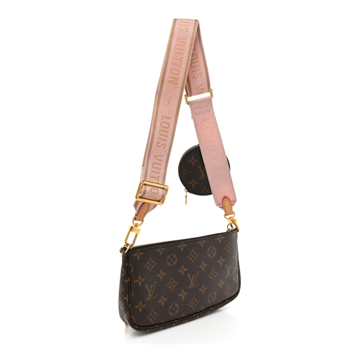 Monogram Multi Pochette Accessories Rose Clair