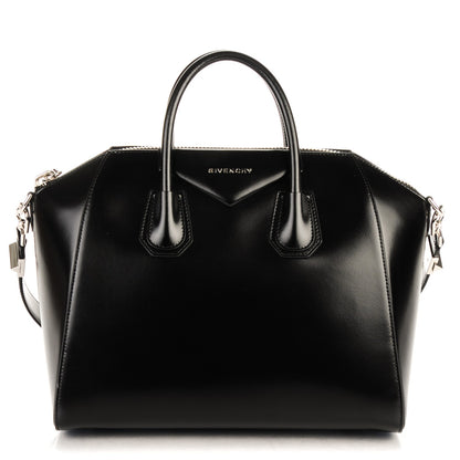 Givenchy Shiny Lord Calfskin Medium Antigona Black 1 of 7
