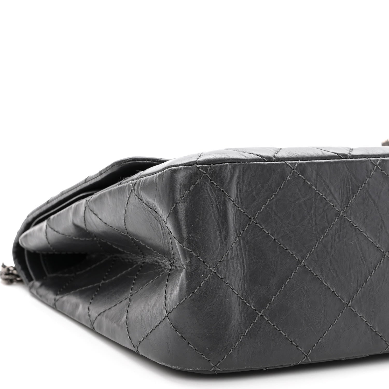 Chanel Aged Calfskin Quilted 2.55 Reissue 227 Flap Grey 9 of 10