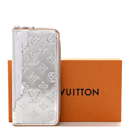 Louis Vuitton Monogram Mirror Zippy Wallet Silver 3 of 8