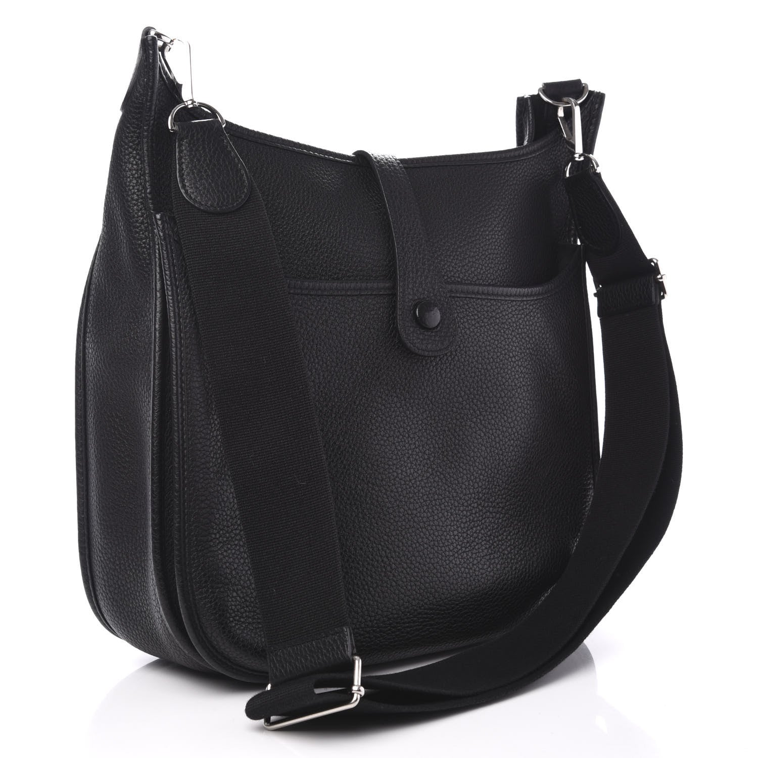 Hermes Taurillon Clemence Evelyne III GM Black 2 of 9