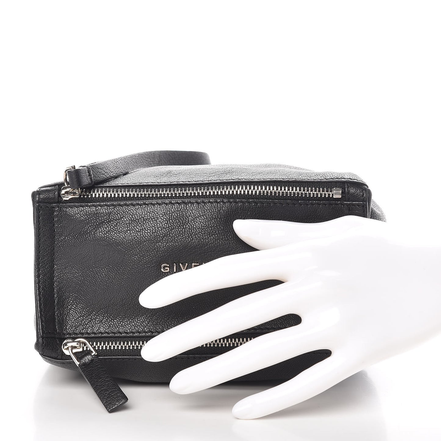 Sugar Goatskin Pandora Wristlet Black