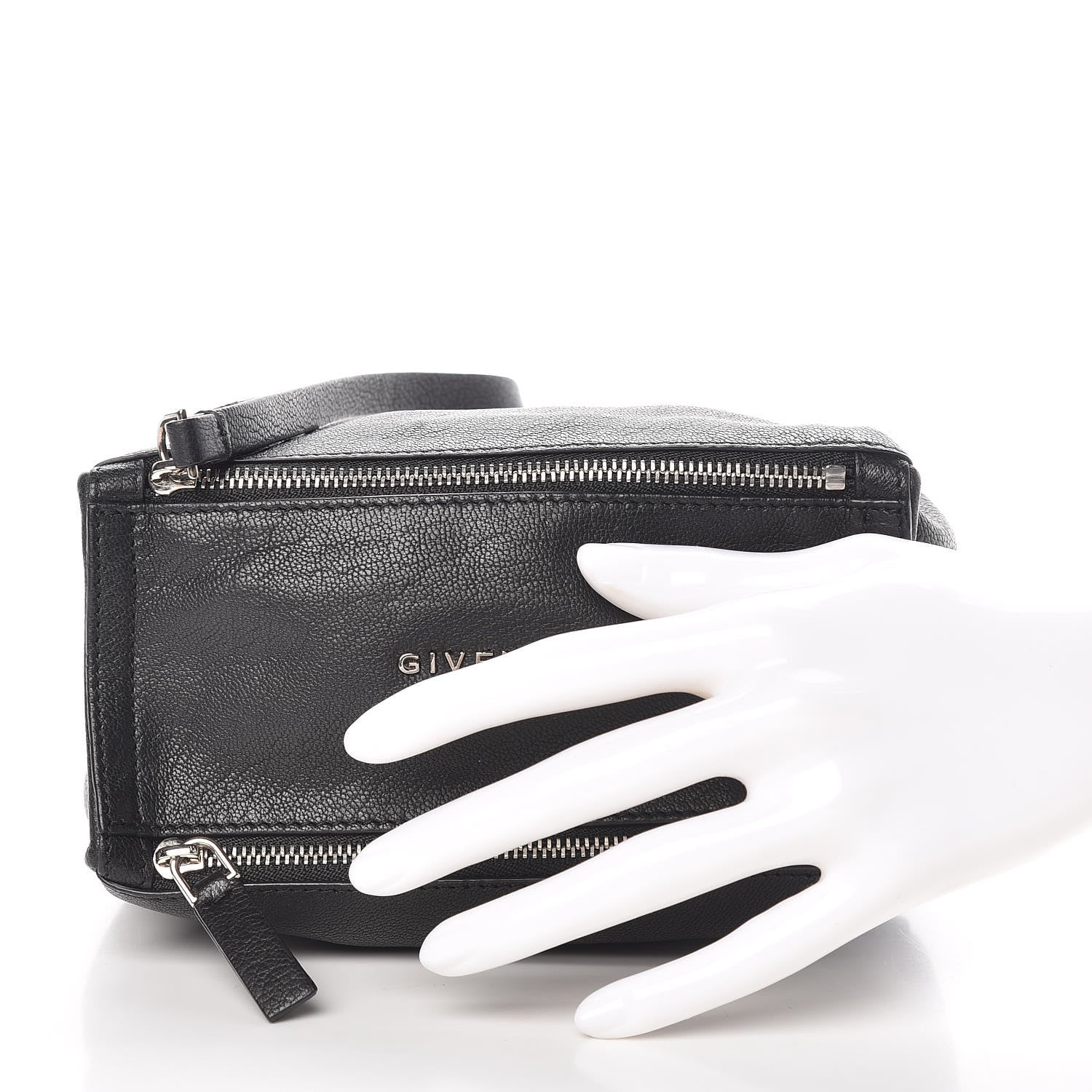 Givenchy Sugar Goatskin Pandora Wristlet Black 2 of 7