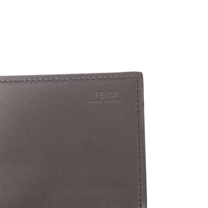Fendi Vitello Liberty Century Lucido By The Way Continental Wallet Carbone 6 of 7