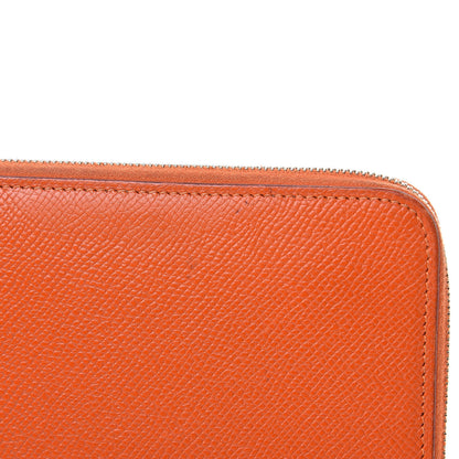 Hermes Epsom Silk'in Wallet Feu 12 of 14