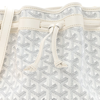Goyard Goyardine Petit Flot Bucket Bag PM White 7 of 9