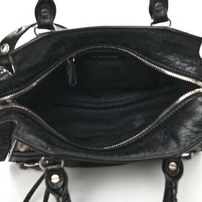 Balenciaga Agneau Arena Neo Cagole Handbag XS Black 5 of 9