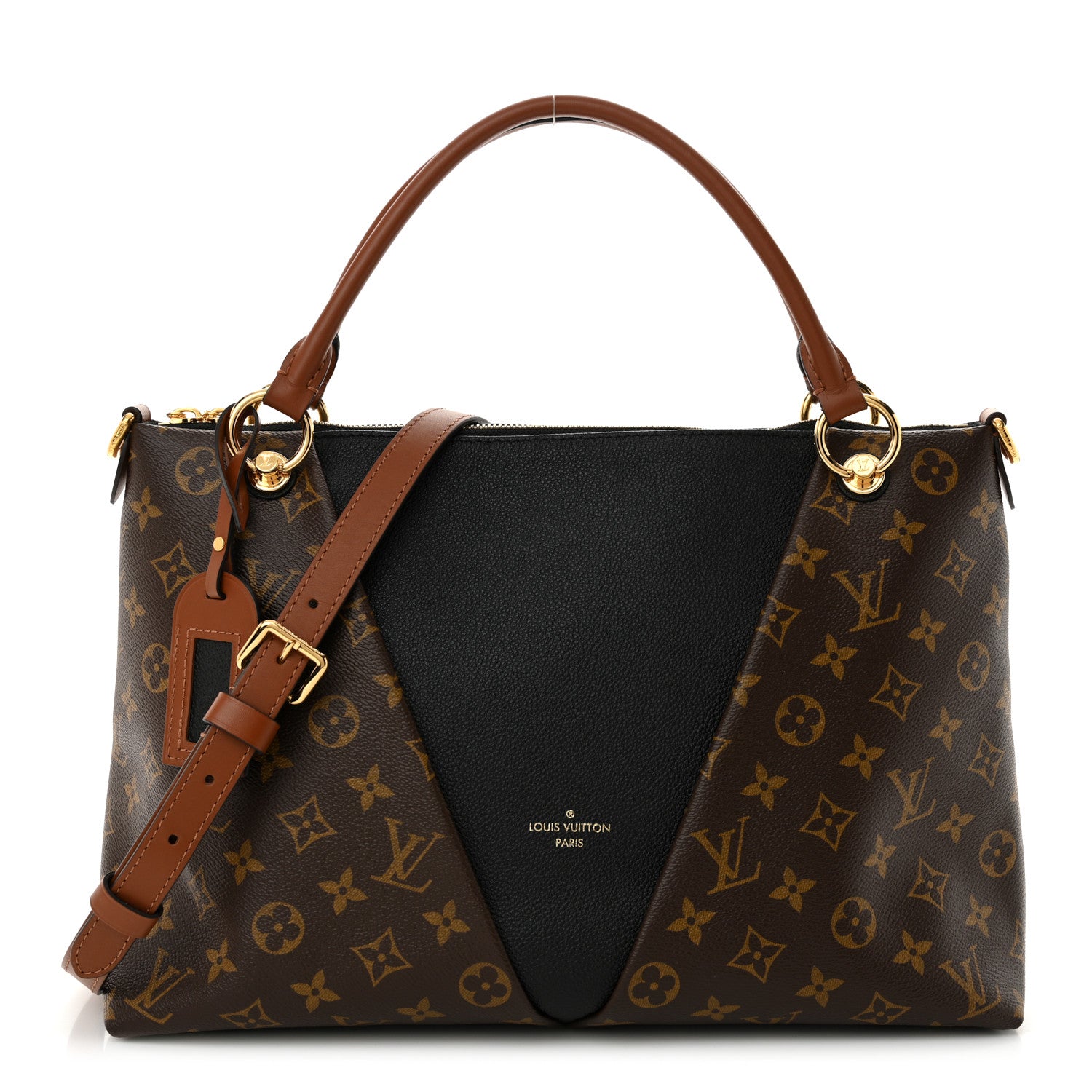 Louis Vuitton Monogram V Tote MM Black 1 of 11