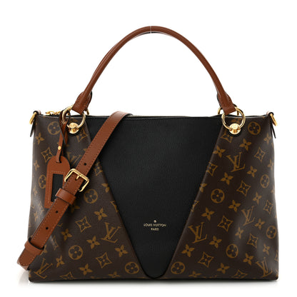 Louis Vuitton Monogram V Tote MM Black 1 of 11