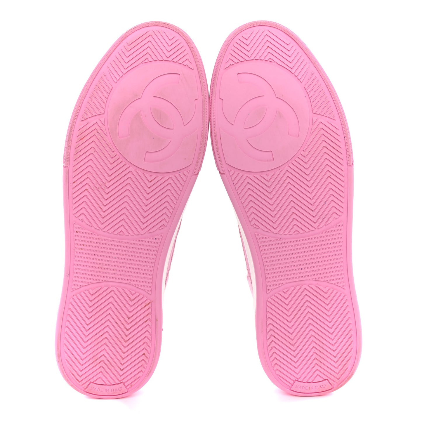 Cotton Sneakers 39.5 Pink White
