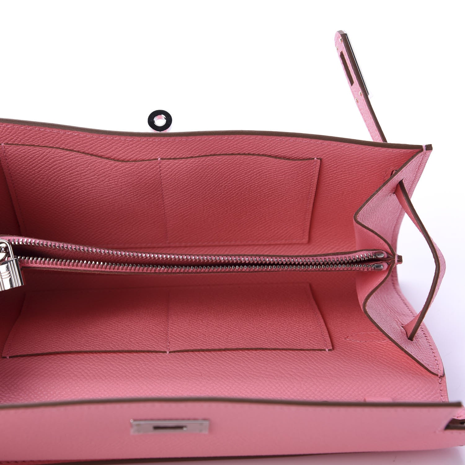 Hermes Epsom Kelly Wallet To Go Rose Confetti 5 of 10