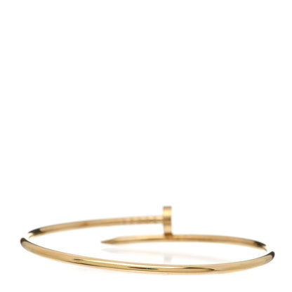 Cartier 18K Yellow Gold Small Juste Un Clou Bracelet 17 3 of 5