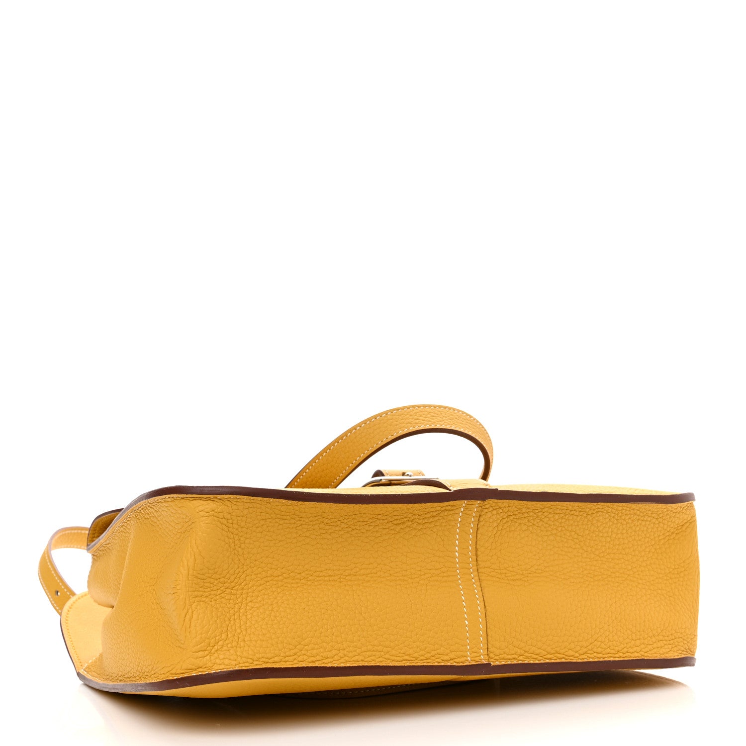 Hermes Taurillon Clemence Halzan 31 Jaune Ambre 4 of 16
