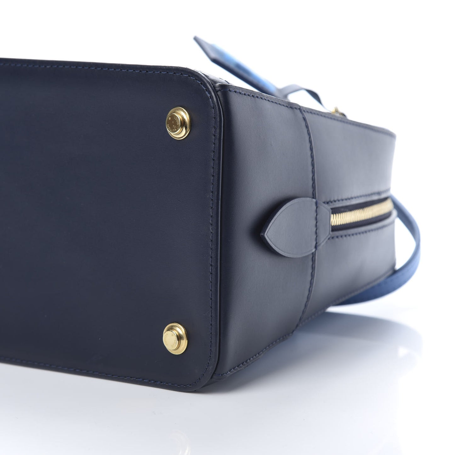 Box Calfskin Dora MM Tote Bleuet