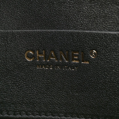 Chanel Lambskin Quilted Clutch Large Flap Bag Black 6 of 10