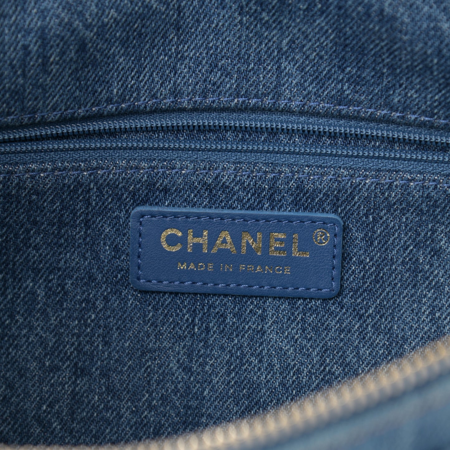 Denim Sherling Egyptian Waist Bag Blue