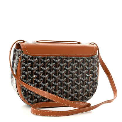 Goyard Goyardine 233 PM Shoulder Bag Black Gold 3 of 10