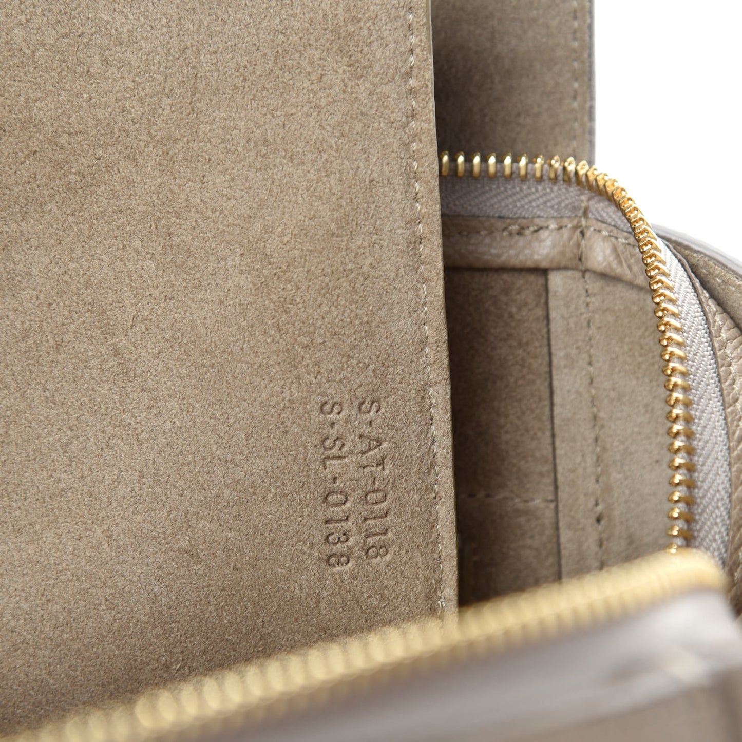 Grained Calfskin Mini Belt Bag Light Taupe