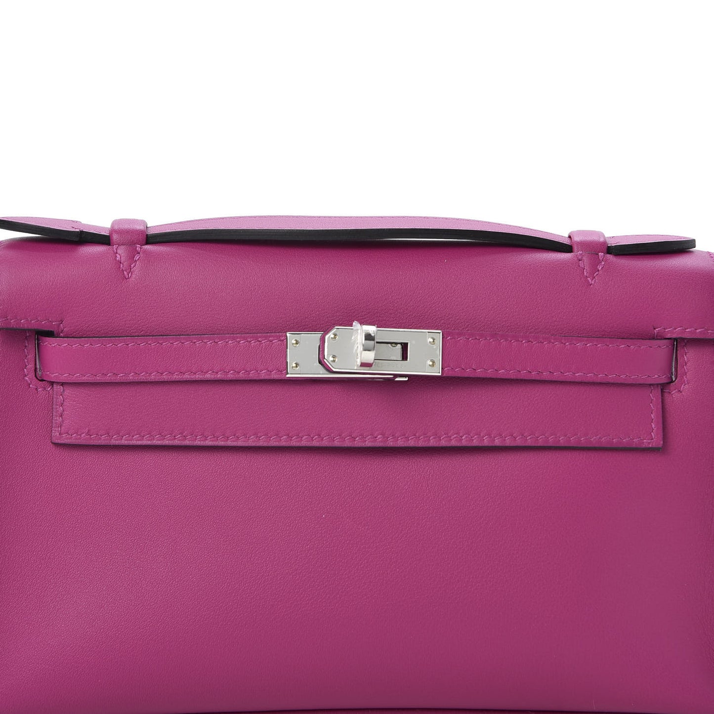Swift Kelly Pochette Clutch Rose Pourpre