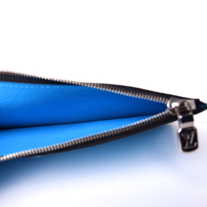 Louis Vuitton Taigarama Coin Card Holder Blue Lagoon 4 of 7