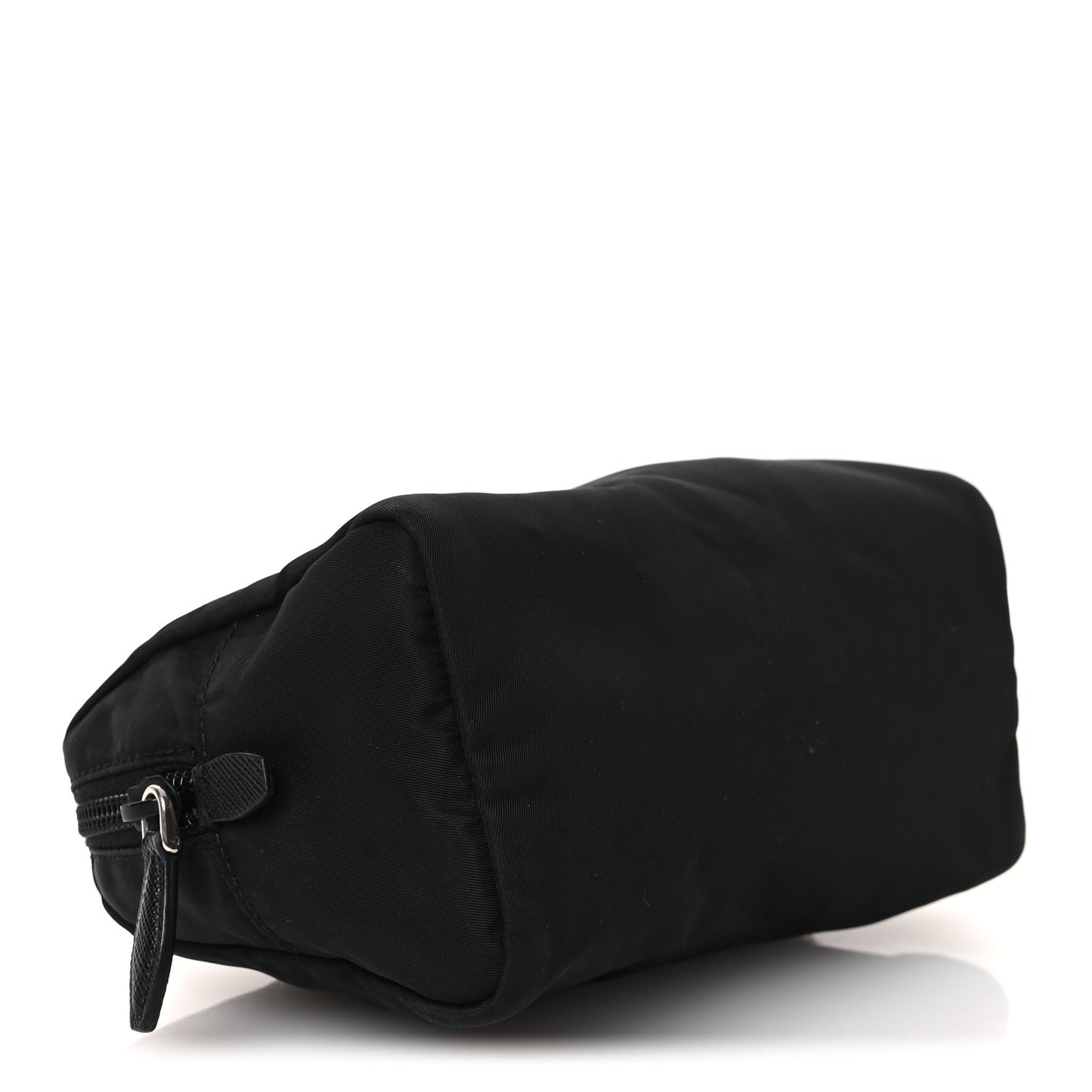 Re-Nylon Vela Saffiano Wristlet Black