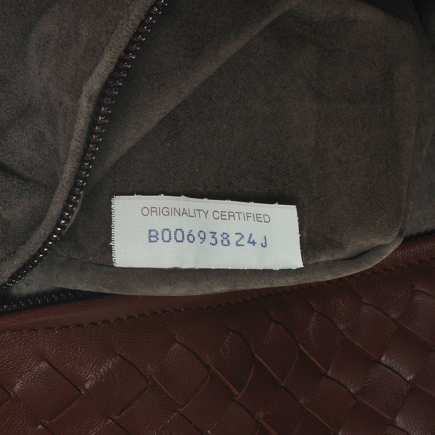 Nappa Intrecciato Large Seamless Tote Canyon
