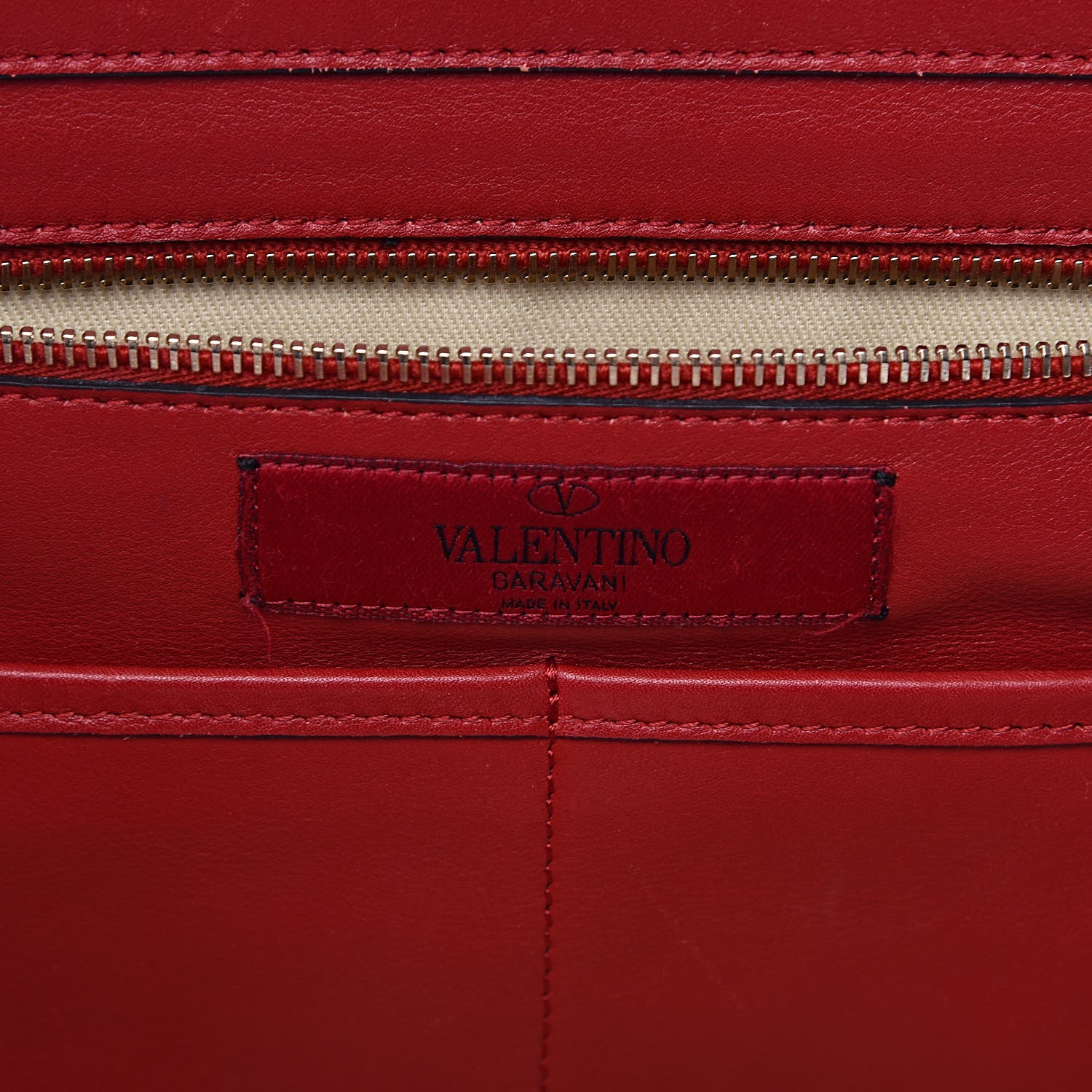Valentino Garavani Vitello Medium Rockstud All Over Tote Rosso Valentino 6 of 13
