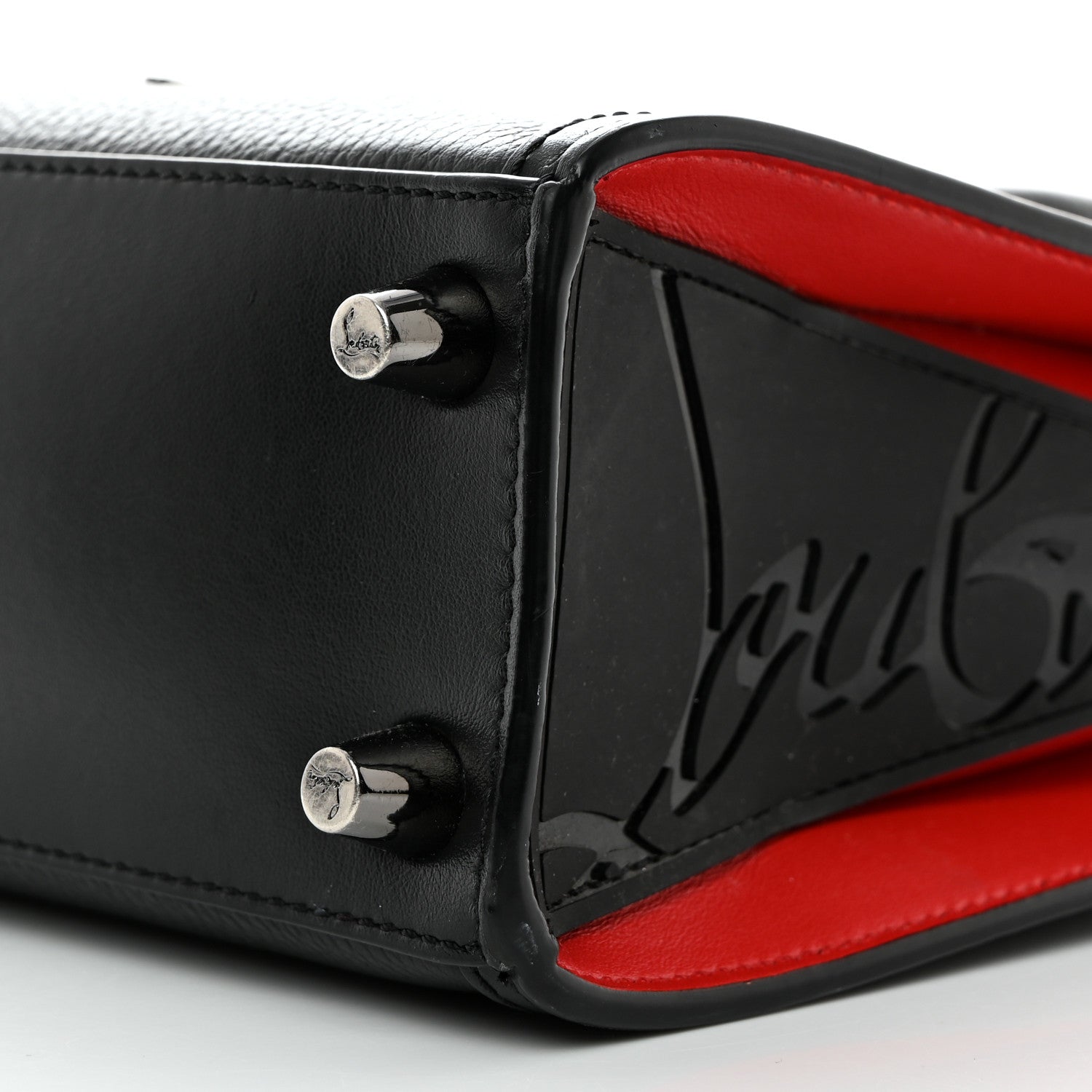 Christian Louboutin Calfskin Mini Paloma Black 10 of 10