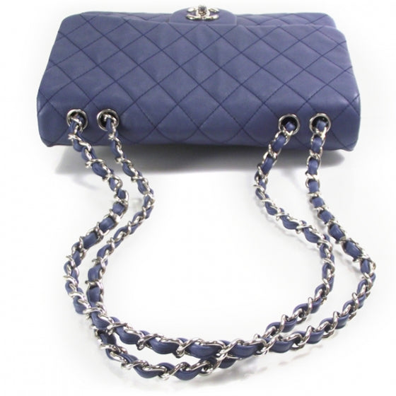 Caviar JUMBO Classic Flap Blue