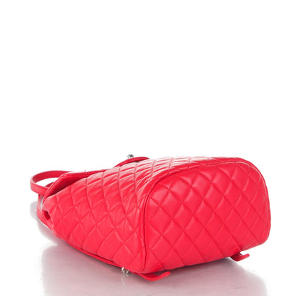 Chanel Lambskin Quilted Small Urban Spirit Backpack Red 4 of 7