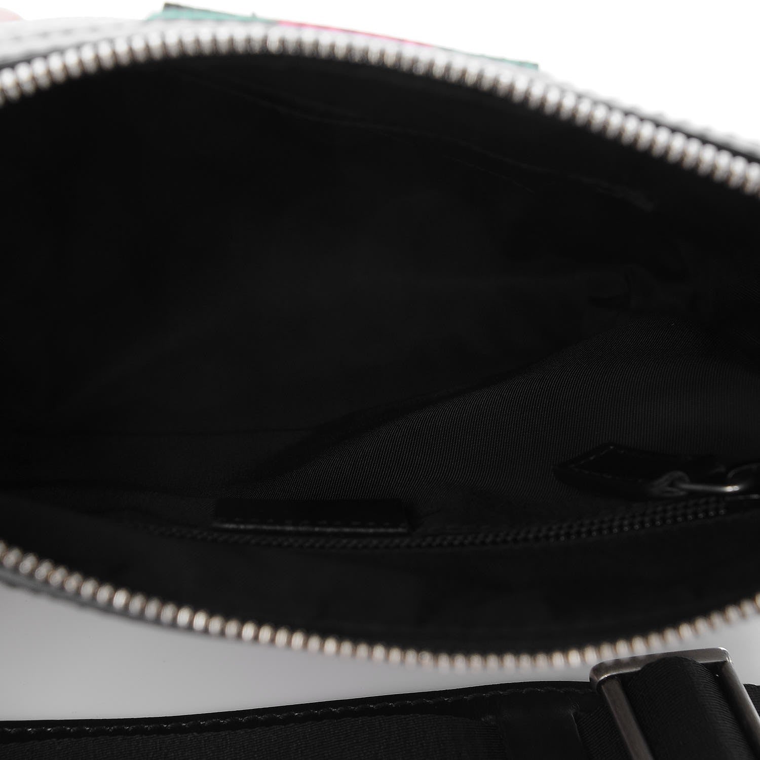 Gucci GG Supreme Monogram Web Messenger Bag Black 5 of 7