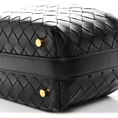 Bottega Veneta Calfskin Nappa Intrecciato Mini Wallace Black Black 10 of 12