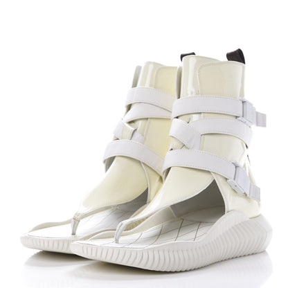 Louis Vuitton Patent Monogram LV Bahia Brazil Sandal 38 White 3 of 11
