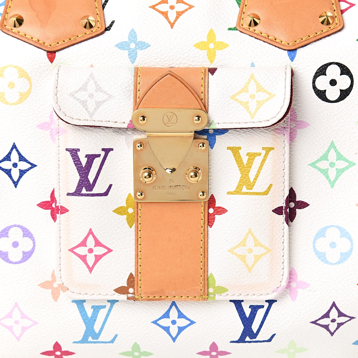 Louis Vuitton Monogram Multicolor Speedy 30 White 14 of 14