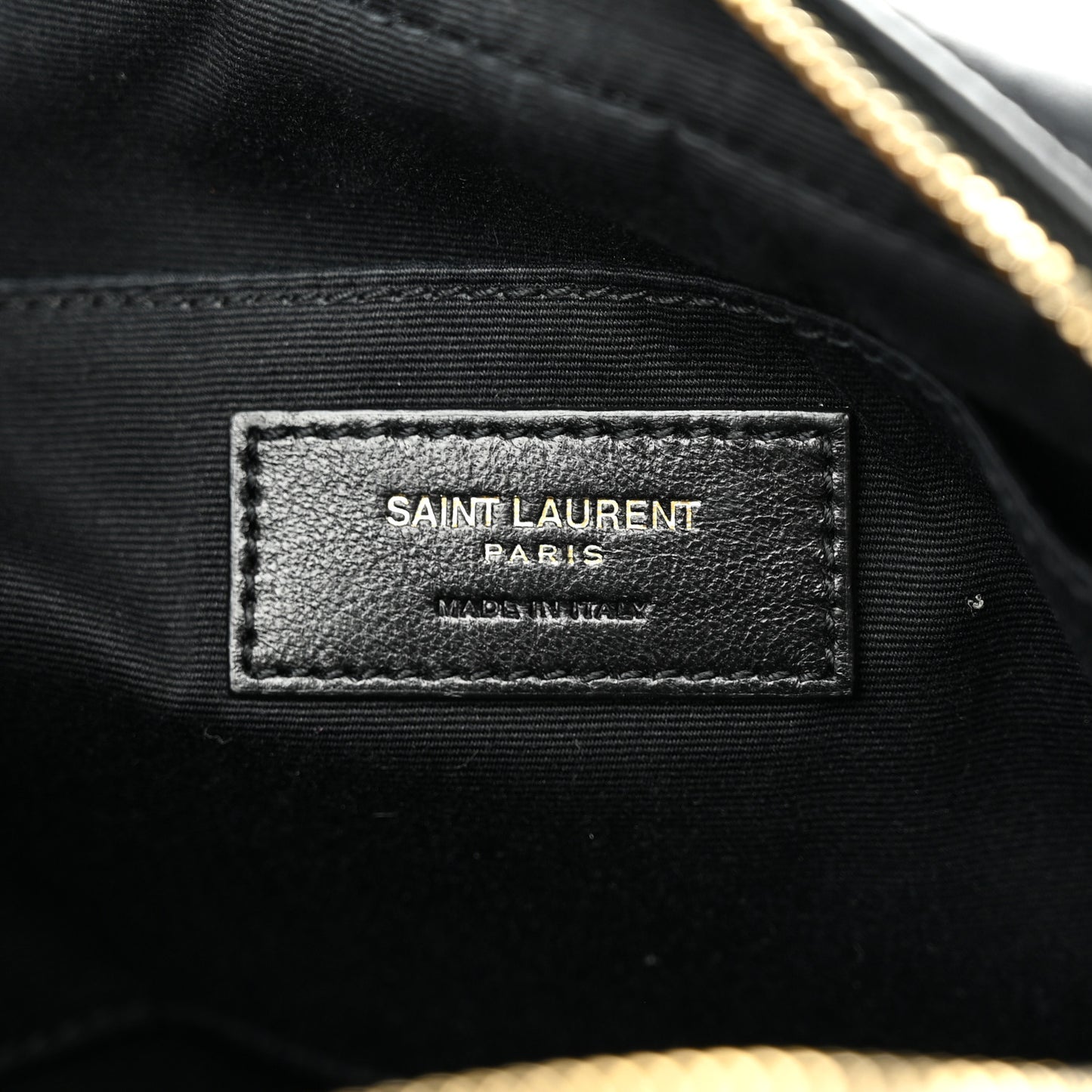 Calfskin Matelasse Monogram Lou Camera Bag Black
