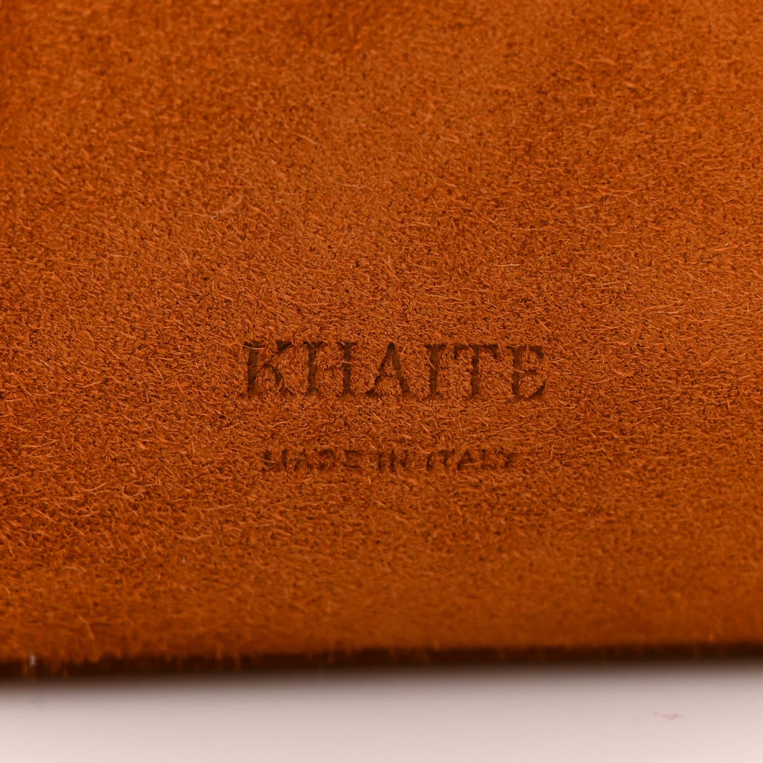 Khaite Suede Calfskin Small Sara Tote Caramel 6 of 9