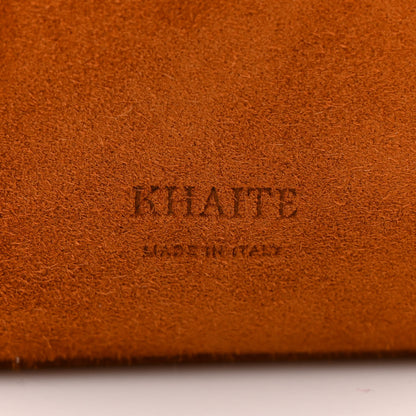 Khaite Suede Calfskin Small Sara Tote Caramel 6 of 9